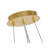 Transitional 10 Light Glass Drop Chandelier