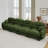 Compression Modular Sofas, Chenille 4 Seater Modern Home Seating