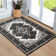 Groner Area Rugs Machine Washable Boho Rug For Living Room Bedroom