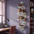 52''H Surfboard Wall Shelf with Printed Surface