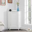 Armoire de salle de bain d'angle avec tablette réglable-491198635