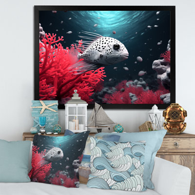 «The Graceful Pufferfish» sur toile
