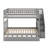 Full Over Full Bunk Bed With Trundle-1409825416
