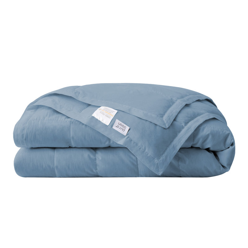  Lyocell Lightweight Cooling Down Blanket, Queen, Aero Blue