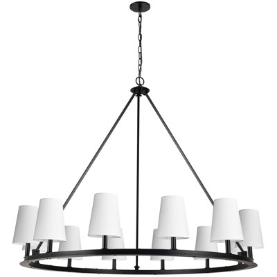 Barhill 12 - Light Dimmable Chandelier