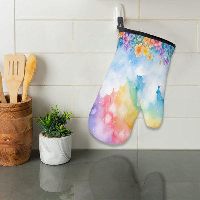Soft Landscape Oven Mitt Cotton Twill