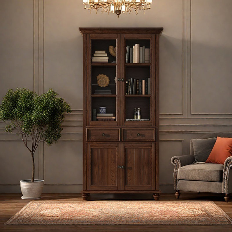 Bibliothèque simple de style américain