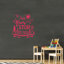 Text & Numbers Wall Decal