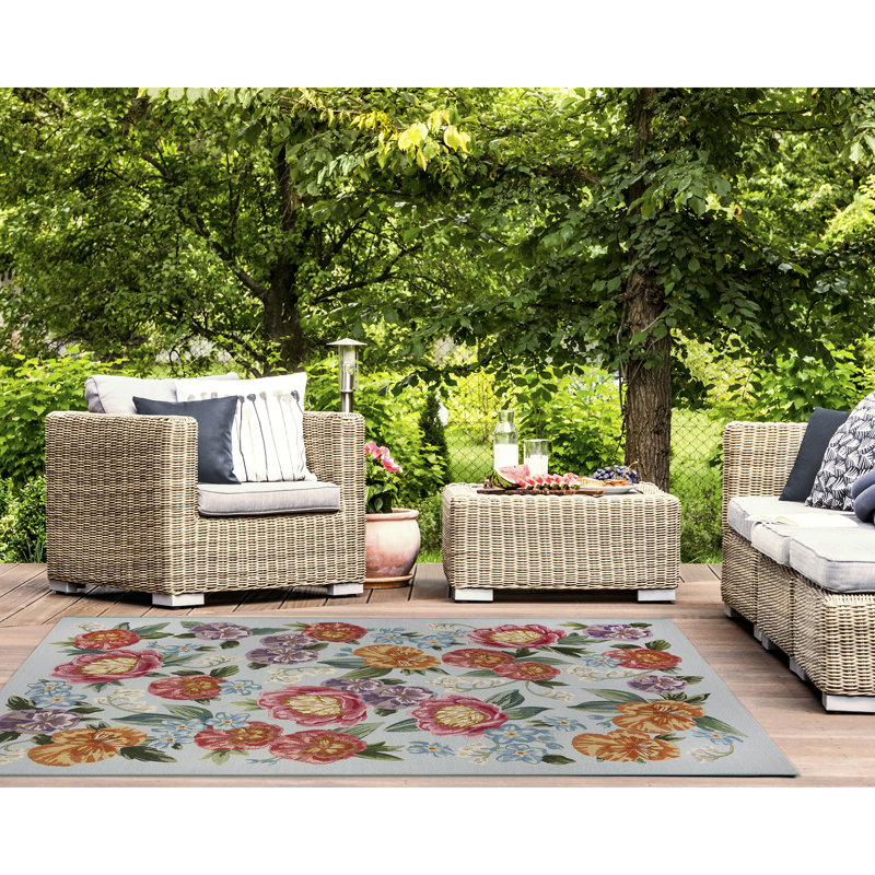 Tapis intérieur / extérieur Kincaid, Rectangle 3 pi 3 po x 4 pi 11 po