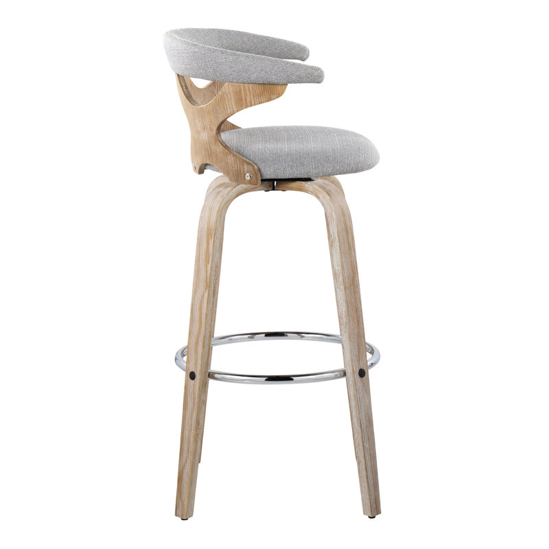 Tabouret de bar et de comptoir Betuel, Gris clair, Tabouret de bar (siège d'une hauteur de 29,25 po)