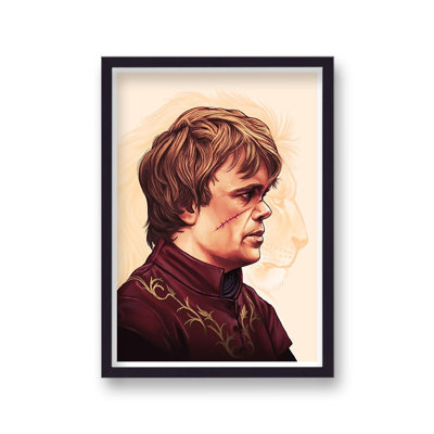 Game Of Thrones Tyrion Lannister Reimagined TV Poster - Single Picture Frame Print
