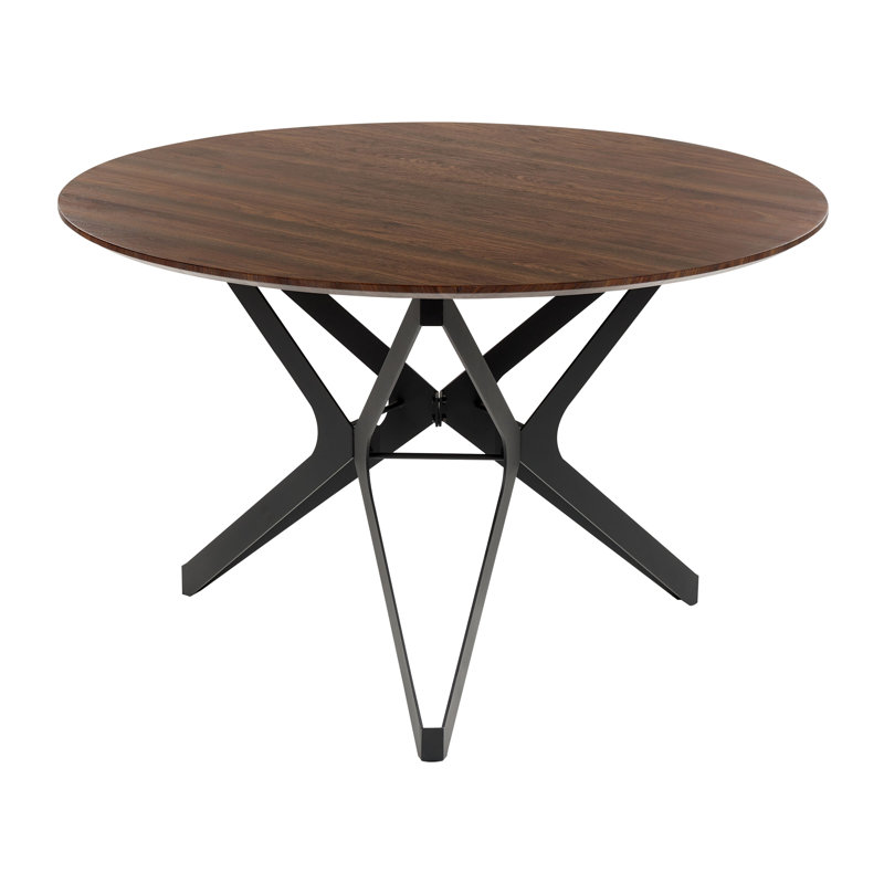 Sarber Round Metal Base Dining Table