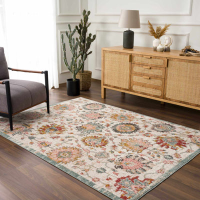 Mihira Damask Indoor Rug