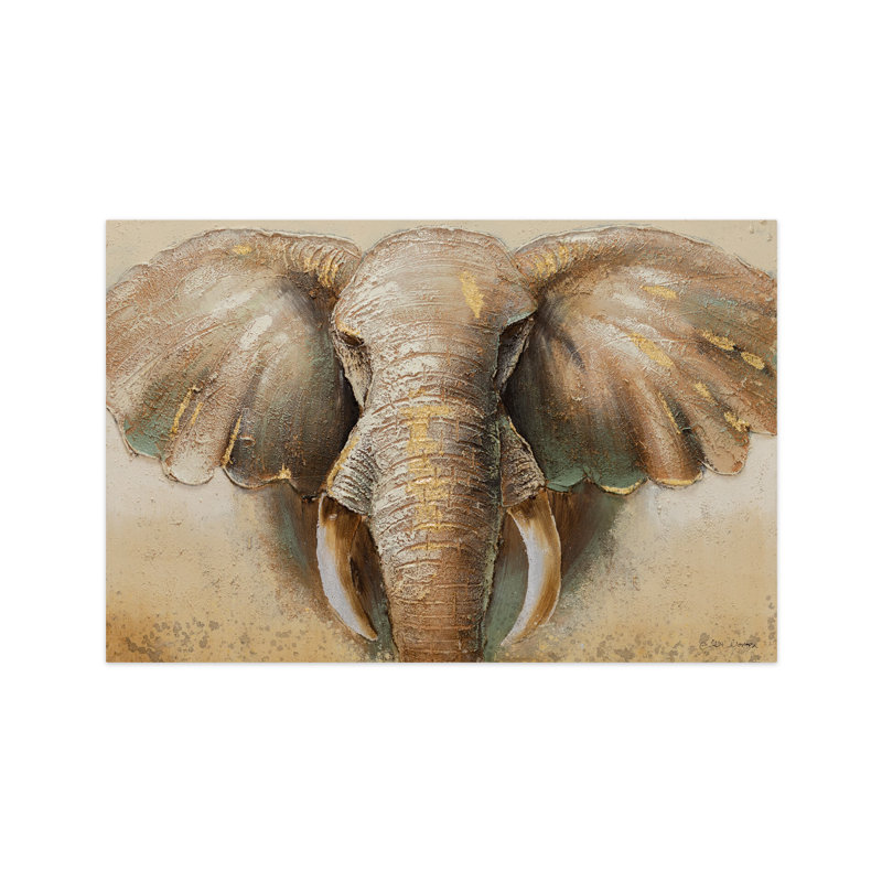 Quiet Giant Hand -Painted Acrylic Painting