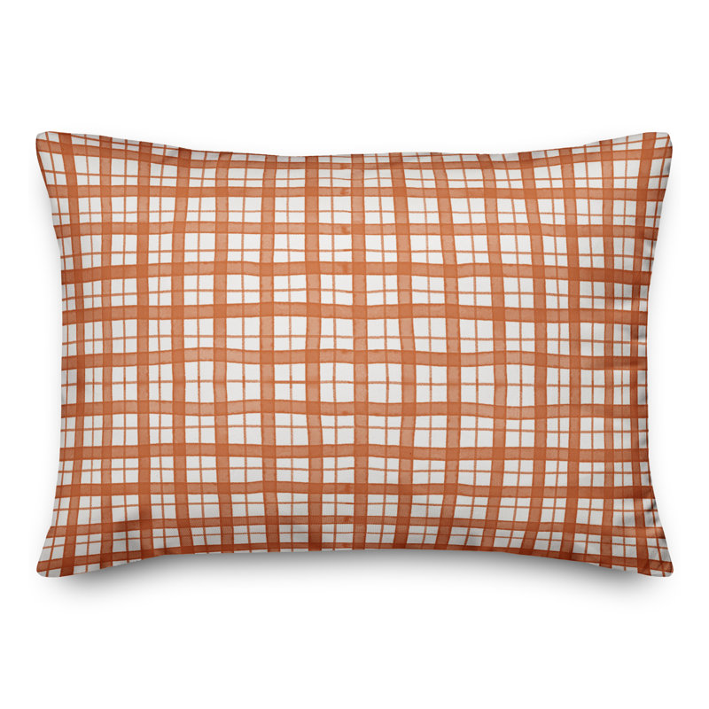 Plaid Reversible Throw Pillow