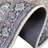 Custom Size Distressed Mahal Design Cotton Backing Rug Runner-1906487670
