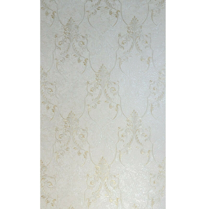 Papier peint Harper-Rose, Ivoire / blanc / beige