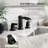 Widespread Bathroom Faucets With Metal Pop-up Drain-115669532
