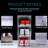 Clear Acrylic Plastic Shoe Storage Boxes, Stackable Foldable Drop Front Design With Lids, Space-Saving Shoe Organizer