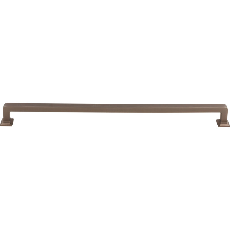 Ascendra 12" Center to Center Bar Pull, 12" Center to Center, Ash Gray