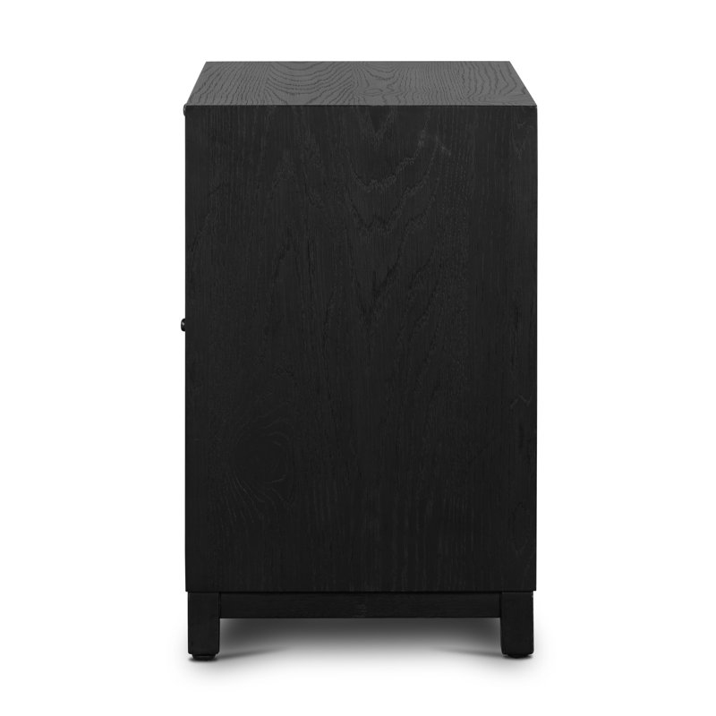 Sonata 2 - Drawer Nightstand, Drifted Matte Black