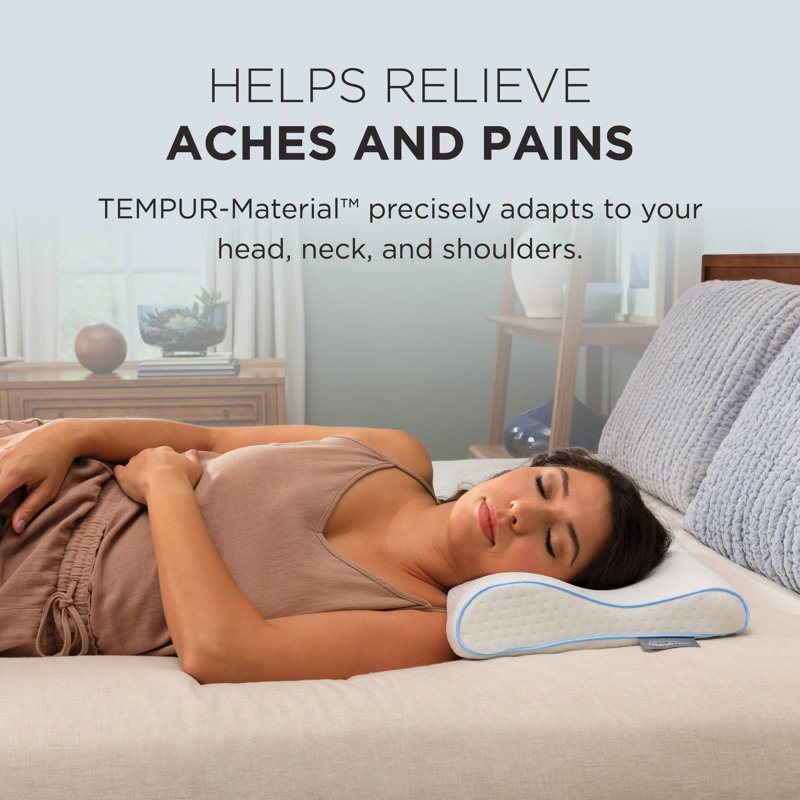 TEMPUR-Neck™ + Cooling Extra Firm Pillow, High Profile, 2 Pack