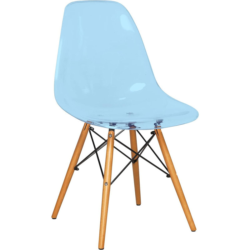 Chaise d'appoint moulée, Brun
