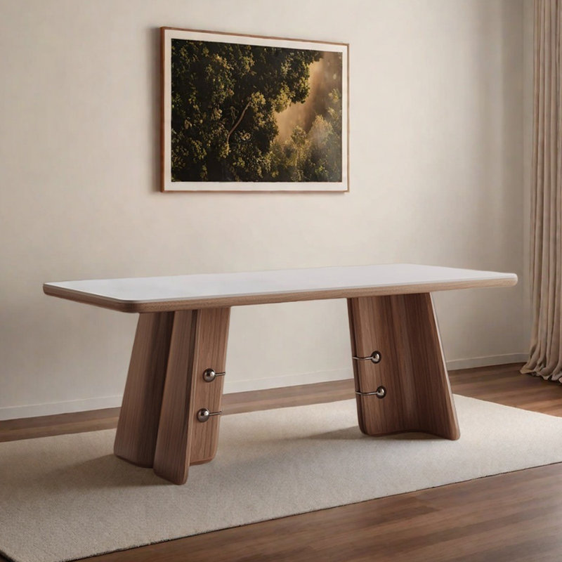 Table de salle à manger exquise et de haute qualité, H 29,52 po x L 70,86 po x l 31,49 po