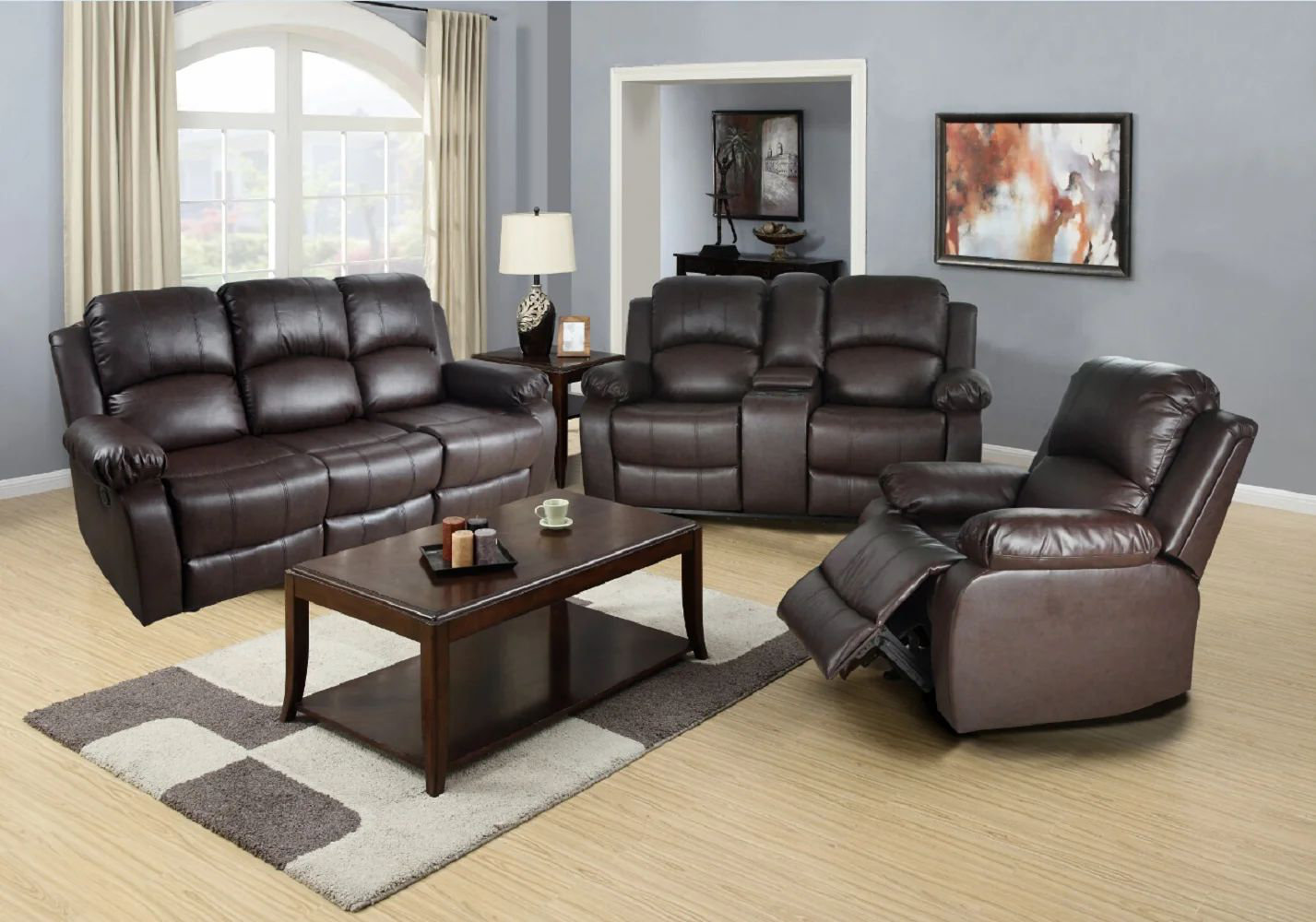 Red Barrel Studio Deatrich 3 Pieces Reclining Living Room Set & Reviews ...