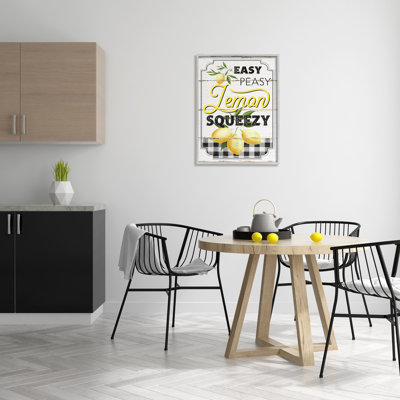 " Vintage Rustic Easy Peasy Lemon Squeezy " by Jennifer Pugh