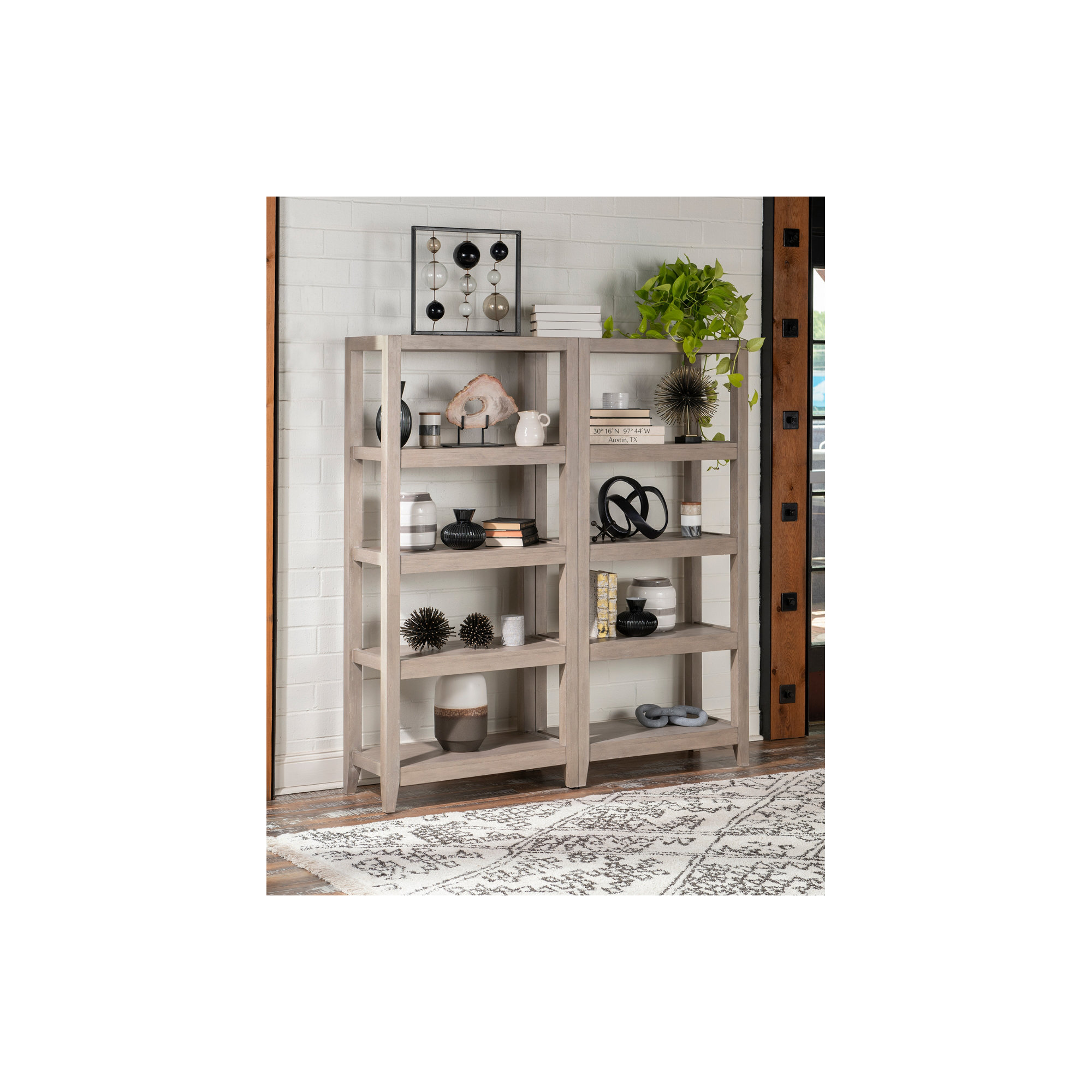  Solid Wood Ladder Bookcase