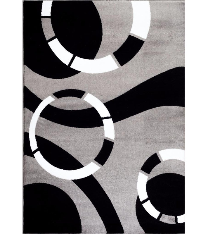 Tapis gris area, 7'10" x 10'2"