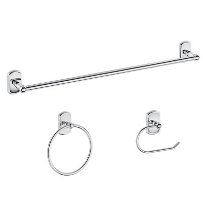 190106 3 - Piece Bathroom Hardware Set