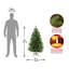 North Valley 60" Green Spruce Artificial Christmas Tree with Stand-1291101330