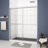 Bypass Shower Door, Sliding Door, With 1/4" Tempered Glass 44-48"X70"-111809638