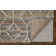 Tapis bohémien et éclectique en polyester Caide