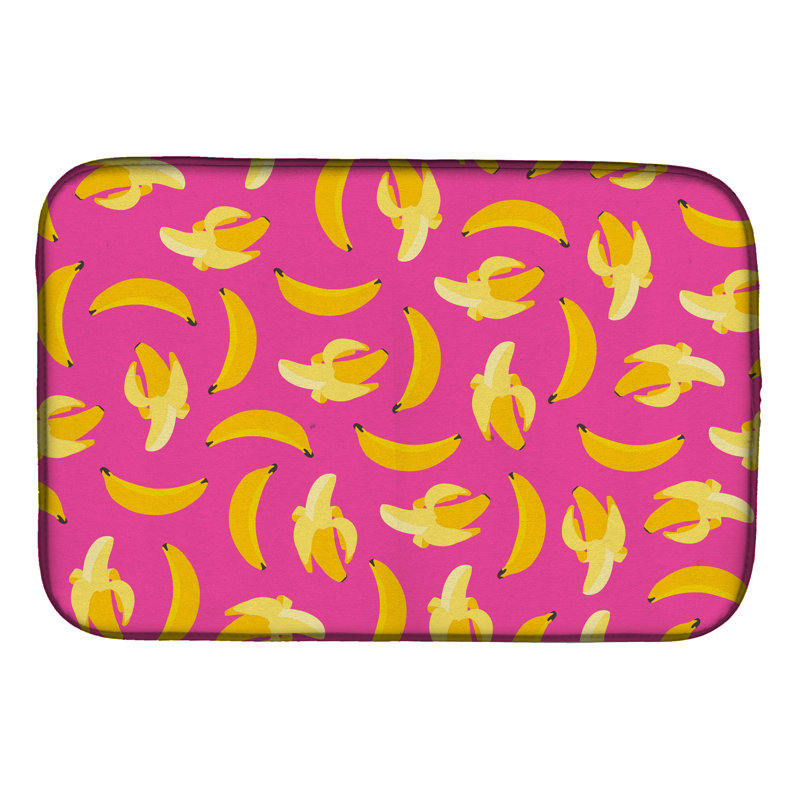 Tapis de séchage bananes, Bleu