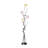 58.5" In 6 Aluminum Led Zeus Metal Floor Lamp