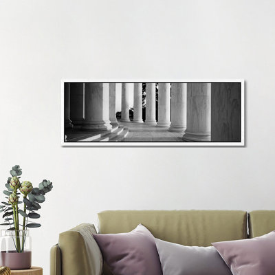 Jefferson Memorial Washington DC 1 Piece Panoramic Wall Art on Canvas