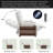 Single Motor Space-Saving Multi-Functional Recliner With Double-Sided Storage Shelves