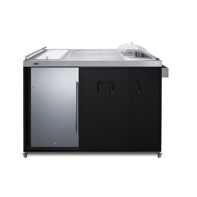 Summit Appliance 3.13 Cubic Feet Portable Kitchenette Mini Fridge