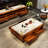 Luxurious Marble Solid Wood Coffee Table