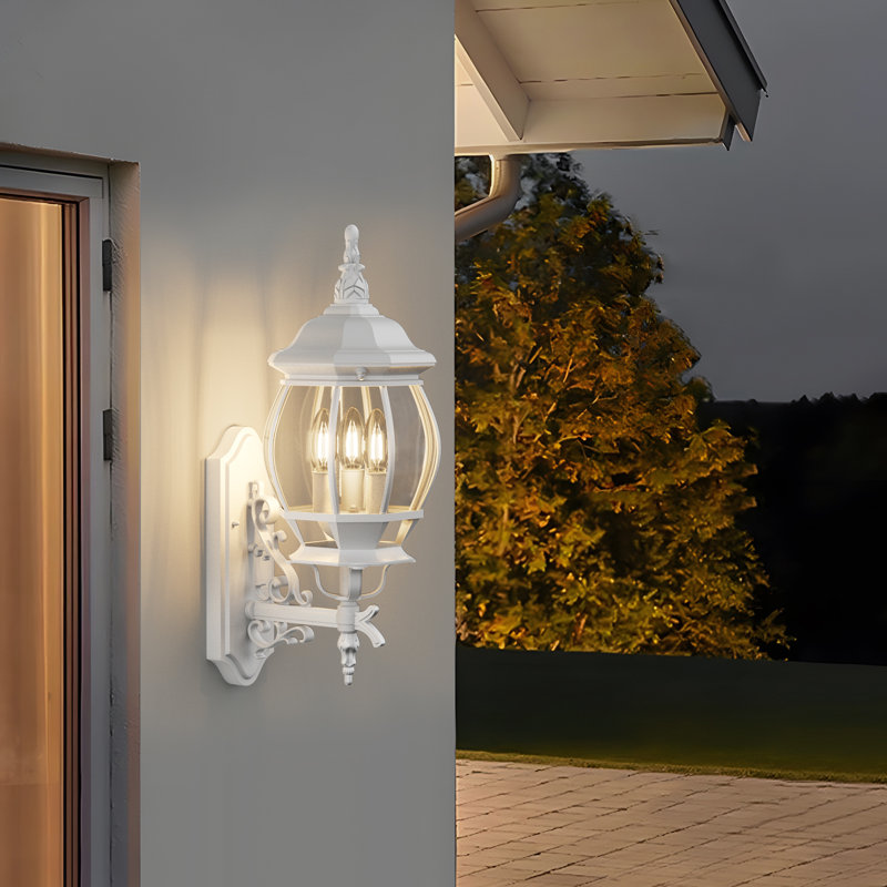Abruscato Aluminum Wall Light, White, 23.2"H x 7.3"W x 11.2"D