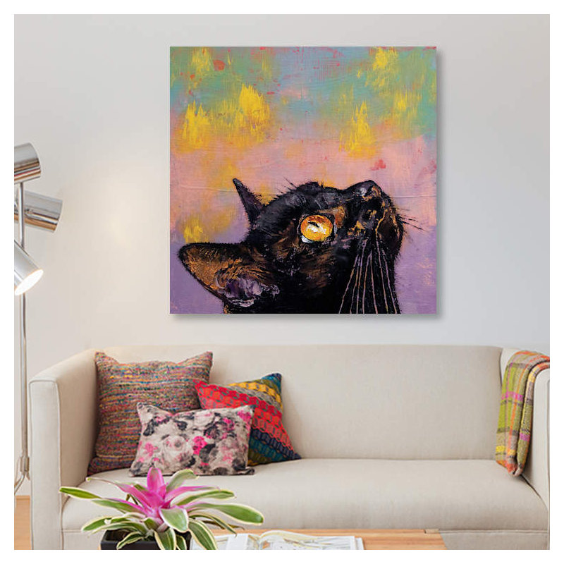 « fixed regarded », impression sur toile, H 26 po x l 26 po x P 1,5 po