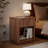 Rhythm Nightstand Set of 2, Modern Fluted Wood Bed Side Table Set of 2-2100087972-2099417966