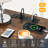 LED Nightstand, Night Stand with Charging Station, End Table-1104405244