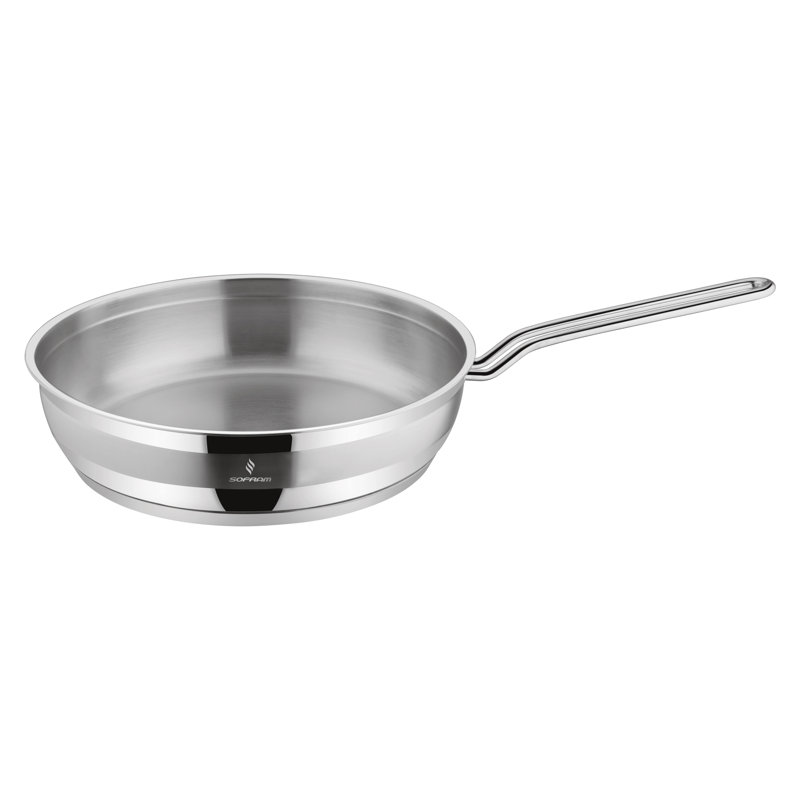 Poêle à frire de qualité supérieure SOFRAM en acier inoxydable (18/10), 7.9"