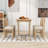 Laubin 6 - Piece Trestle Dining Set, Rectangular Dining Table and 4 Dining Chairs-235851633