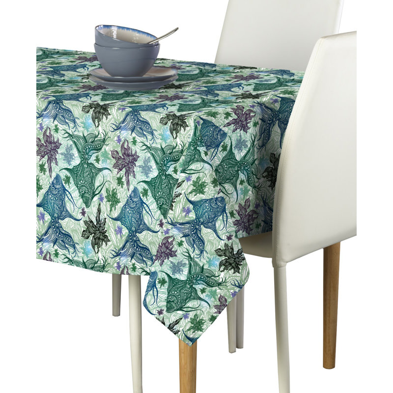 Torrie Geometric Tablecloth, 104" L x 60" W