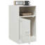 Lars 34.5cm W Steel Bedside Table-1507519684
